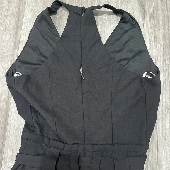 Lulus In the City Black Surplice Sleeveless Jumpsuit - Picture 9 of 9